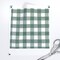 Green Plaid Country Gingham Check Large Picnic Moss Cottagecore Custom Printed Fabric by Spoonflower Various Fabrics by the Yard or Fat Quarter